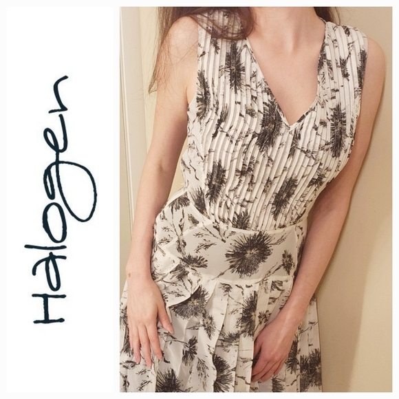 Halogen floral Dress 8P - Picture 5 of 6